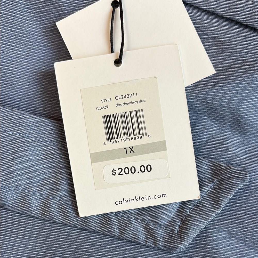 NWT Calvin Klein Women's Light Blue Trench Coat - Picture 3 of 6